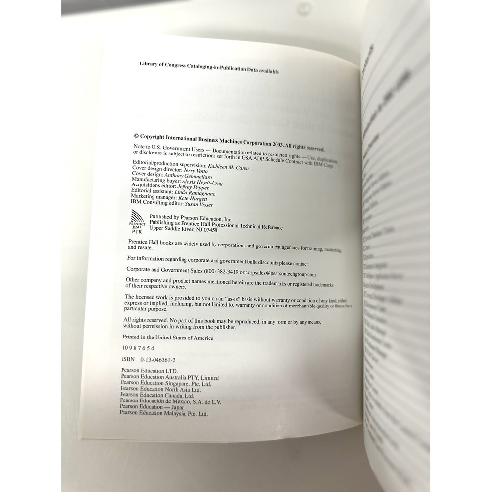 DB2 UNIVERSAL DATABASE V8 FOR LINUX, UNIX, AND WINDOWS By George Baklarz with CD - Picture 8 of 8